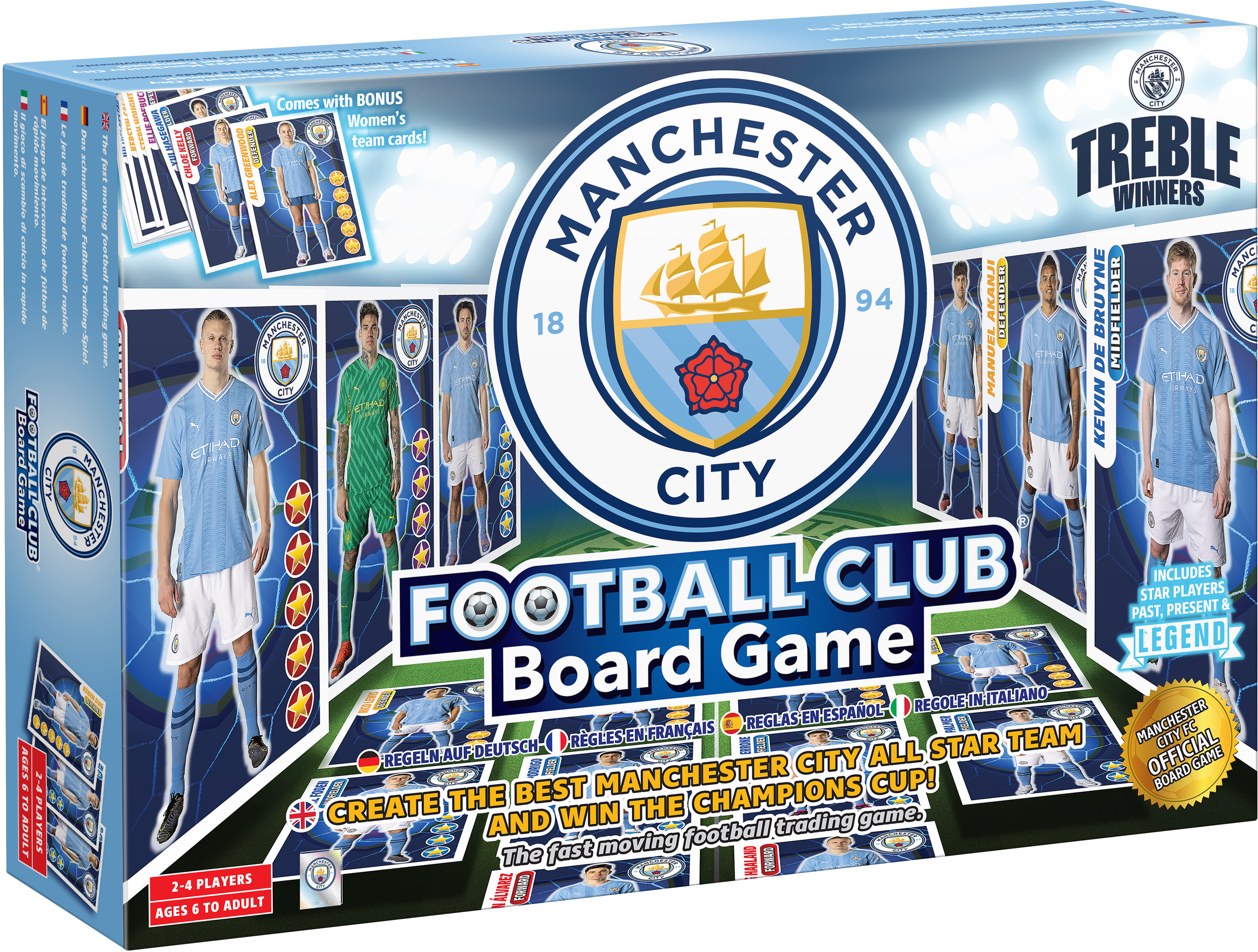 Manchester City Football Club Board Game – Billionaire Board Games