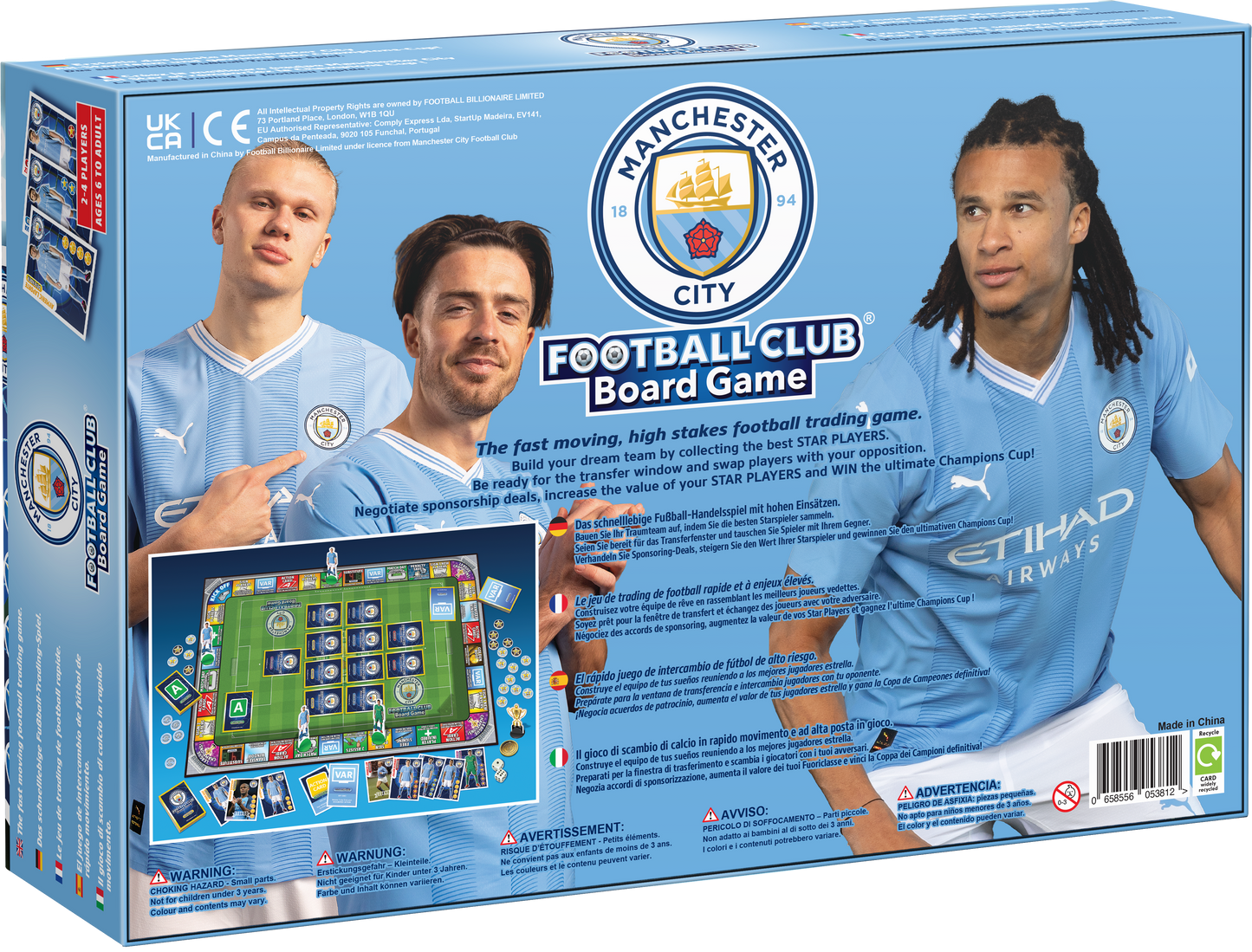 Manchester City Football Club Board Game