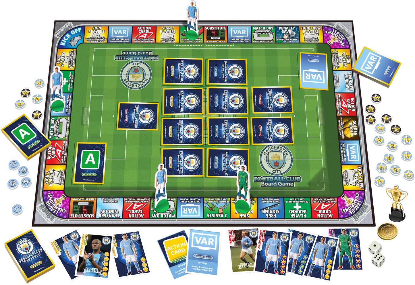 Manchester City Football Club Board Game